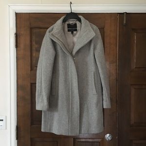 JCrew stadium cloth cocoon coat